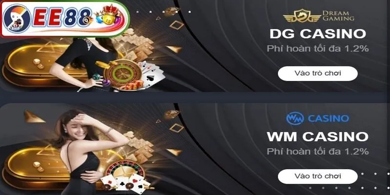 Tận hưởng không gian sòng bài trực tuyến đỉnh cao cùng DG casino 