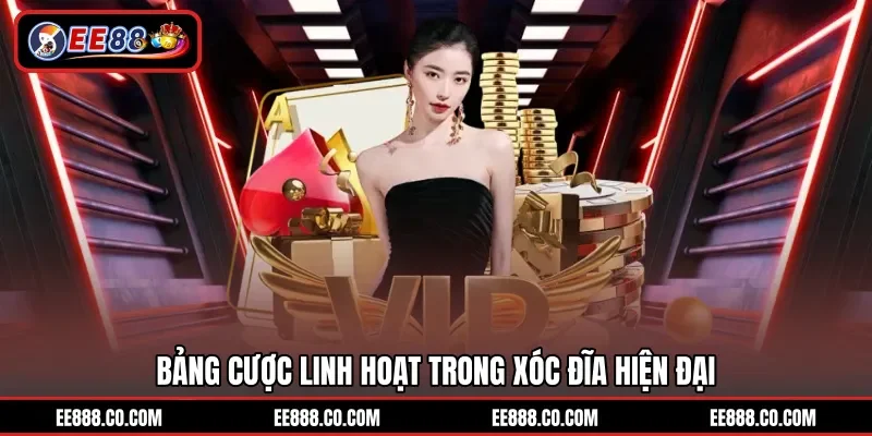 Bảng cược linh hoạt trong xóc đĩa hiện đại